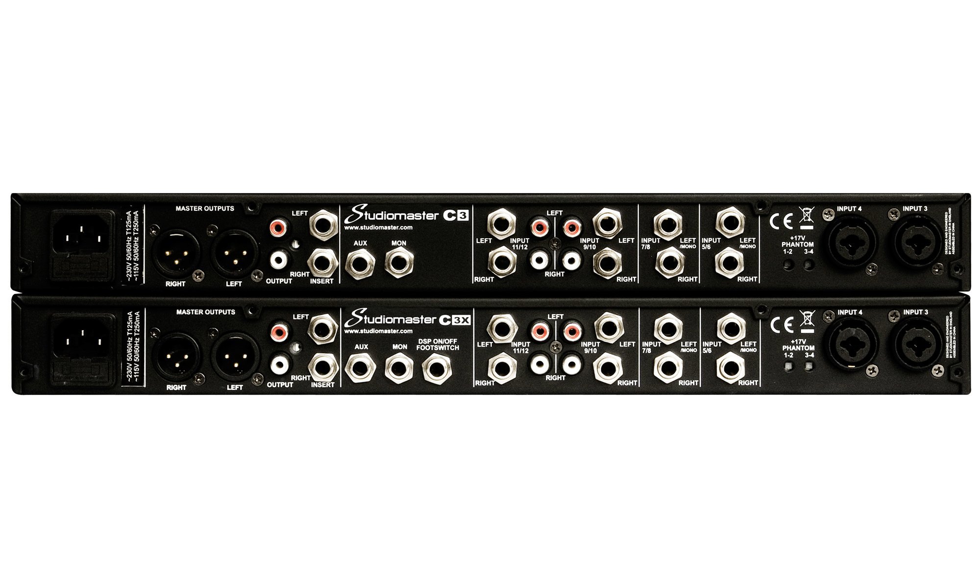 C3X 12-Channel Professional Audio Mixer with Built-in DSP Effects - Perfect for Live Sound, Studio Recording & DJ Performances