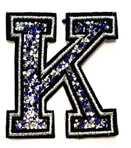 Blue Crystal Letter K