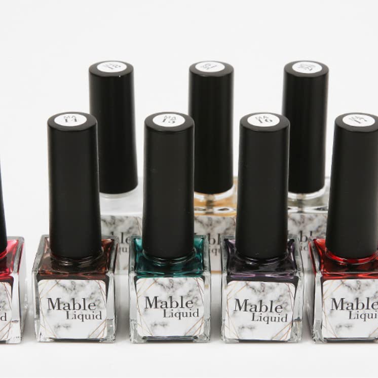 NashlyNails ICEGEL Marble Liquid Watercolor Nail Polish - Dark Purple (MA-16) | Long-Lasting Gel Polish for Professional & DIY Manicures | Perfect for Nail Art, Salon Use & Special Occasions
