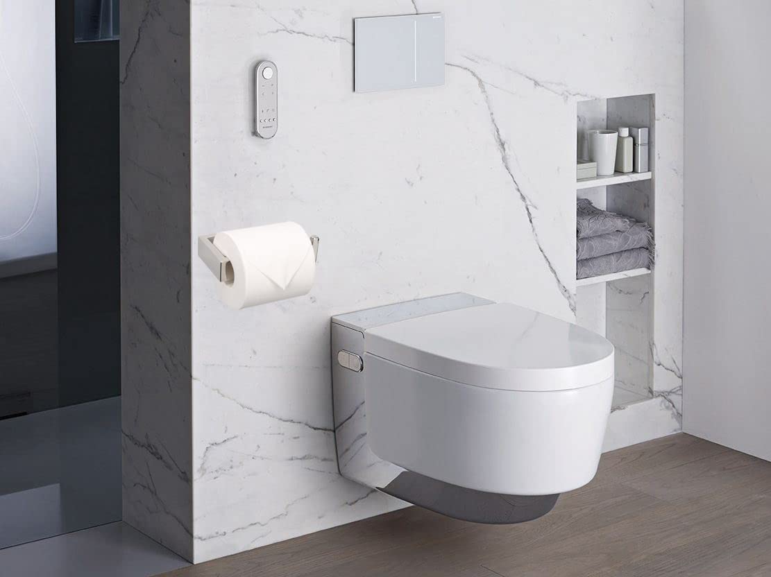 TocTen Stainless Steel Toilet Paper Holder - Heavy Duty 304 Wall Mounted Bathroom Tissue Holder for Large Rolls, Chrome Finish (5.9 Inch) - Perfect for Home, Office & Kitchen Use