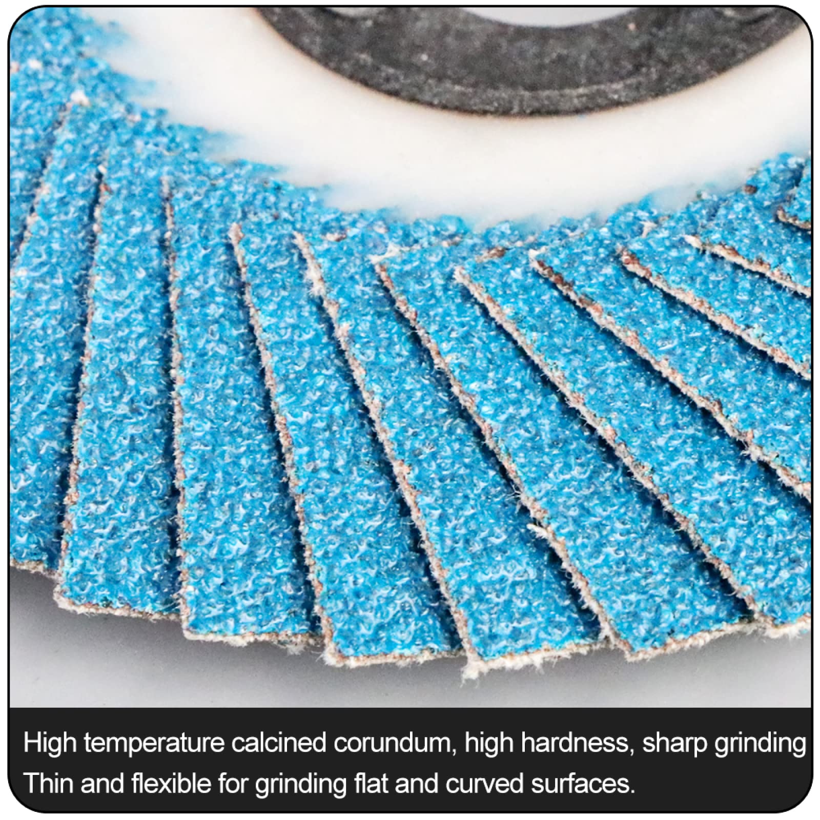 2-Pack 4 Inch Flap Disc Grinding Wheels - 5/8
