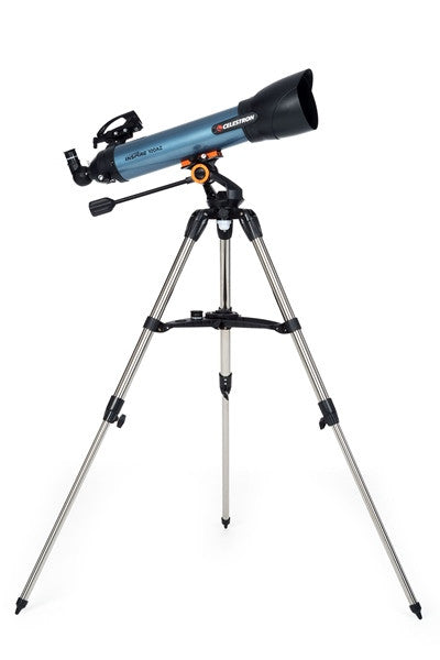 Celestron Inspire 100AZ Refractor Telescope - 100mm Aperture Astronomy Telescope for Adults & Beginners - Perfect for Stargazing, Moon Observation & Astrophotography