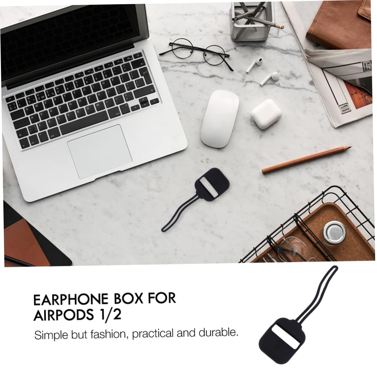 Artibetter 2 Pack Headphone Protective Case - Durable Earphone Storage Pouch for AirPods, Earbuds & Wireless Headphones - Perfect for Travel, Gym & Daily Organization