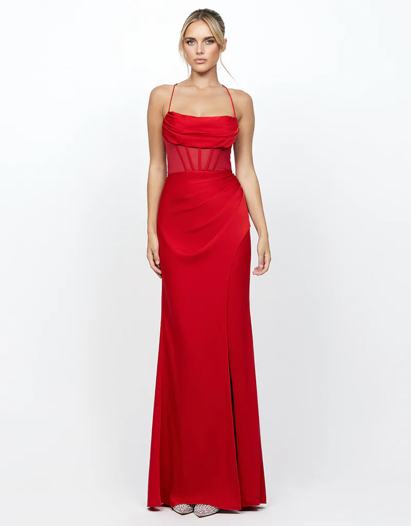 Elegant Strapless Corset Gown for Women - Formal Evening Dress for Prom, Wedding & Special Occasions