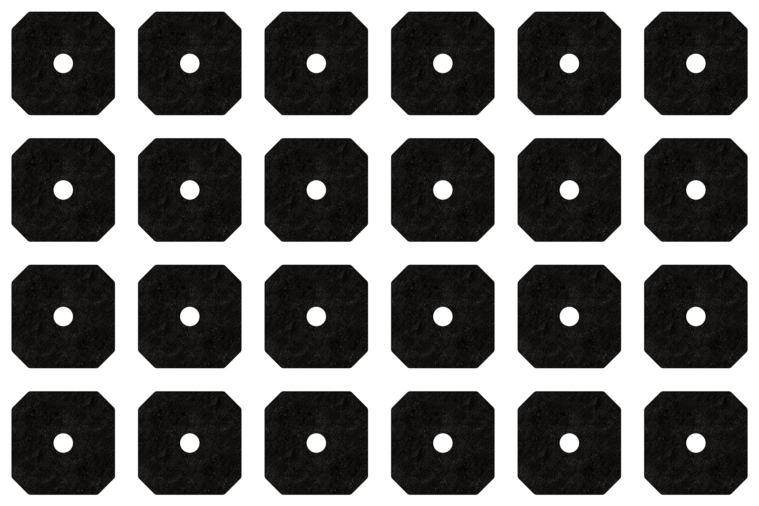 Simpson Strong Tie APVDW56 Outdoor Accents Avant Collection Z-MAX Black Powder-Coated Decorative Washer - 24 Pack for Deck, Fence & Exterior Home Projects