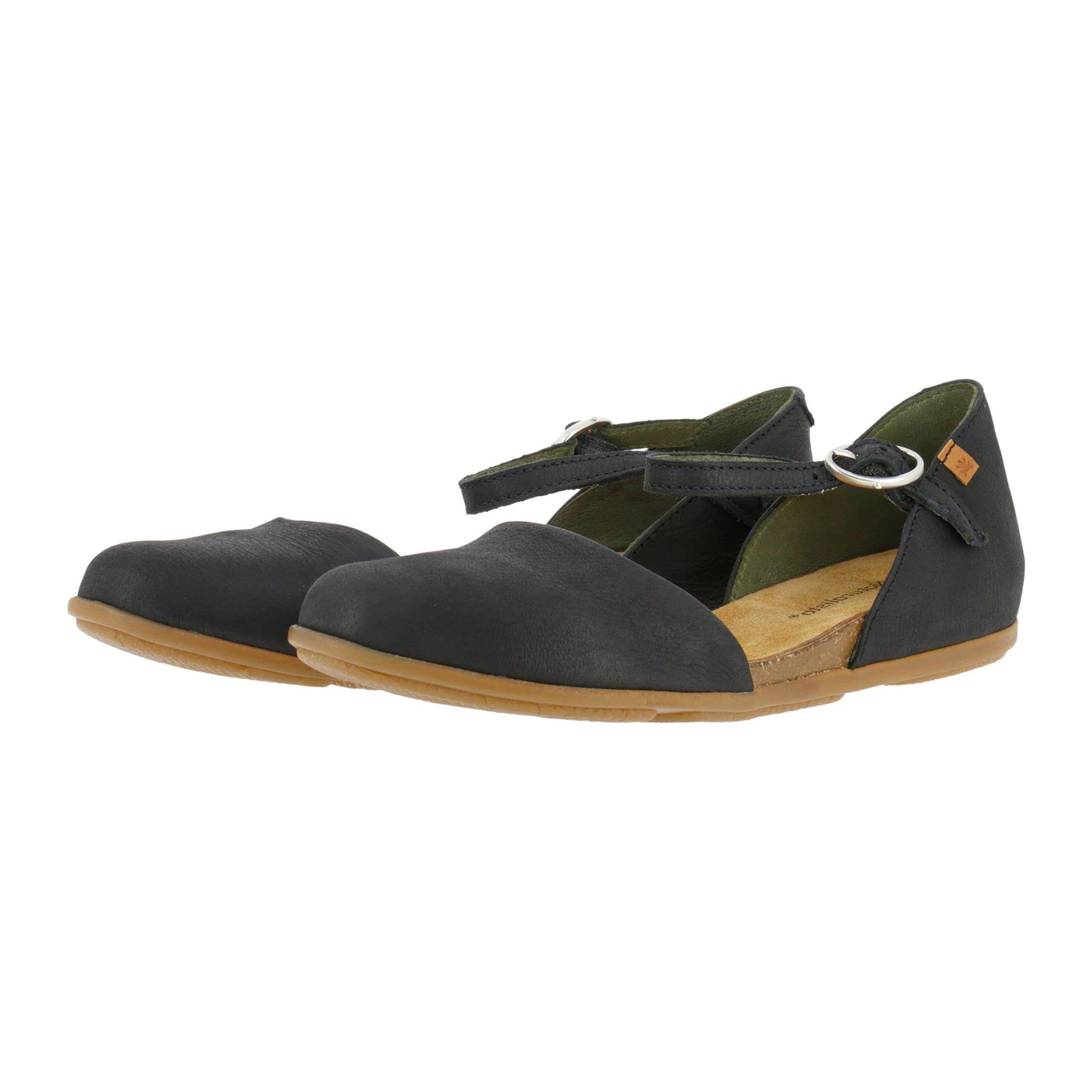 El Naturalista Women's Comfortable Leather Loafers & Sandals - Breathable Slip-On Shoes for Walking, Travel & Casual Wear