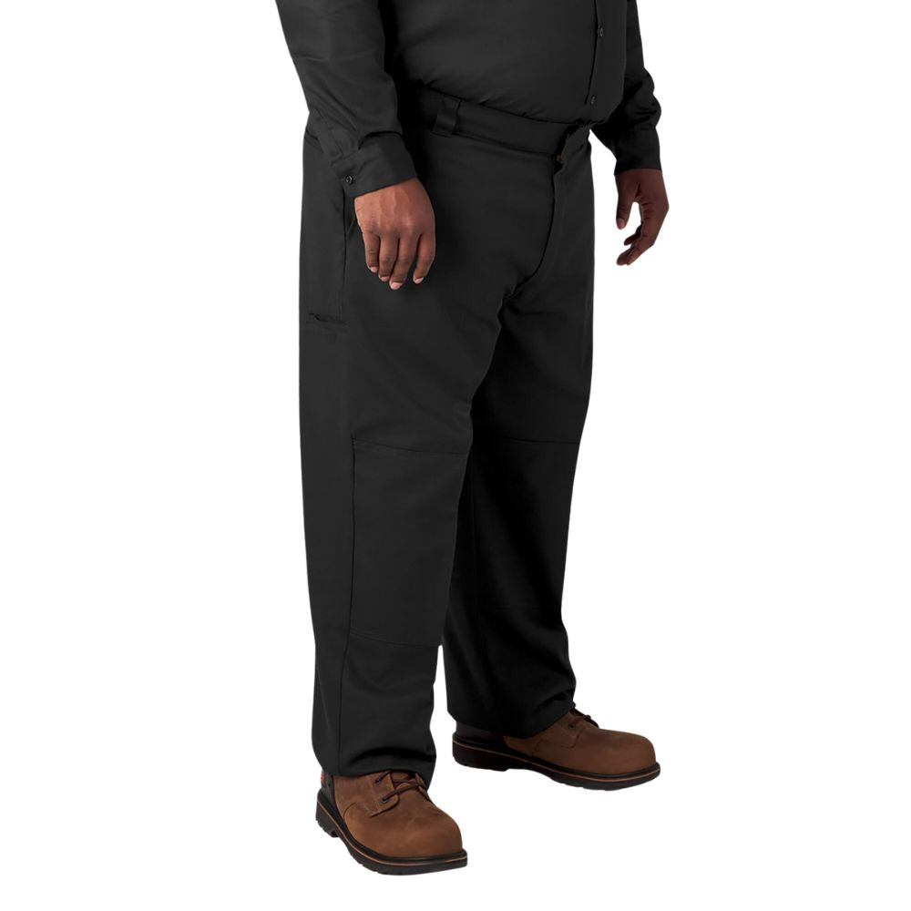 Dickies 85283 Double Knee Work Pants for Men - Durable Black Workwear Pants with Reinforced Knees for Construction, Landscaping & Outdoor Jobs