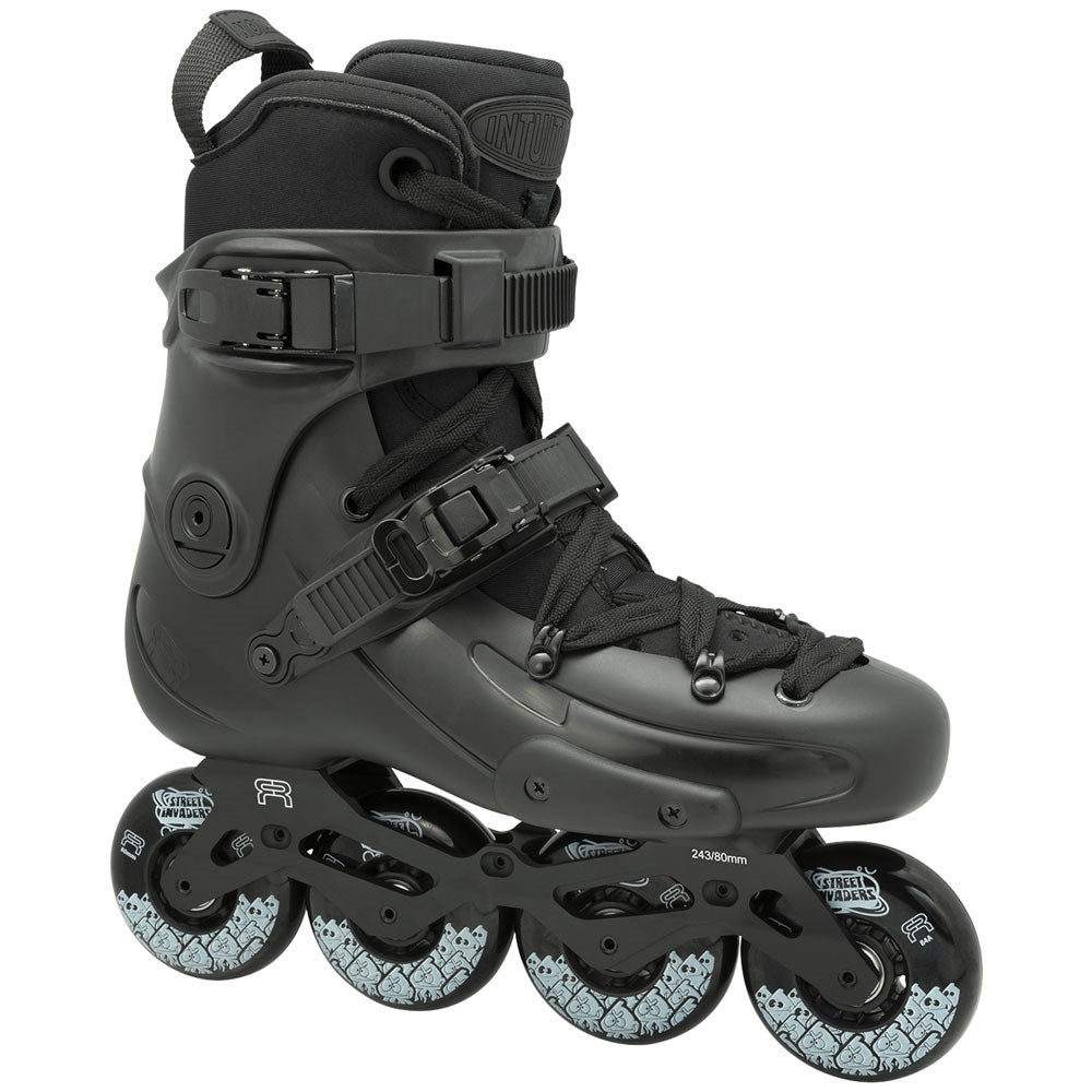FR FR1 Deluxe Intuition 80 Black Ice Skates - Premium Figure Skating Boots for Adults & Professionals - Perfect for Ice Rink Performances & Competitive Skating