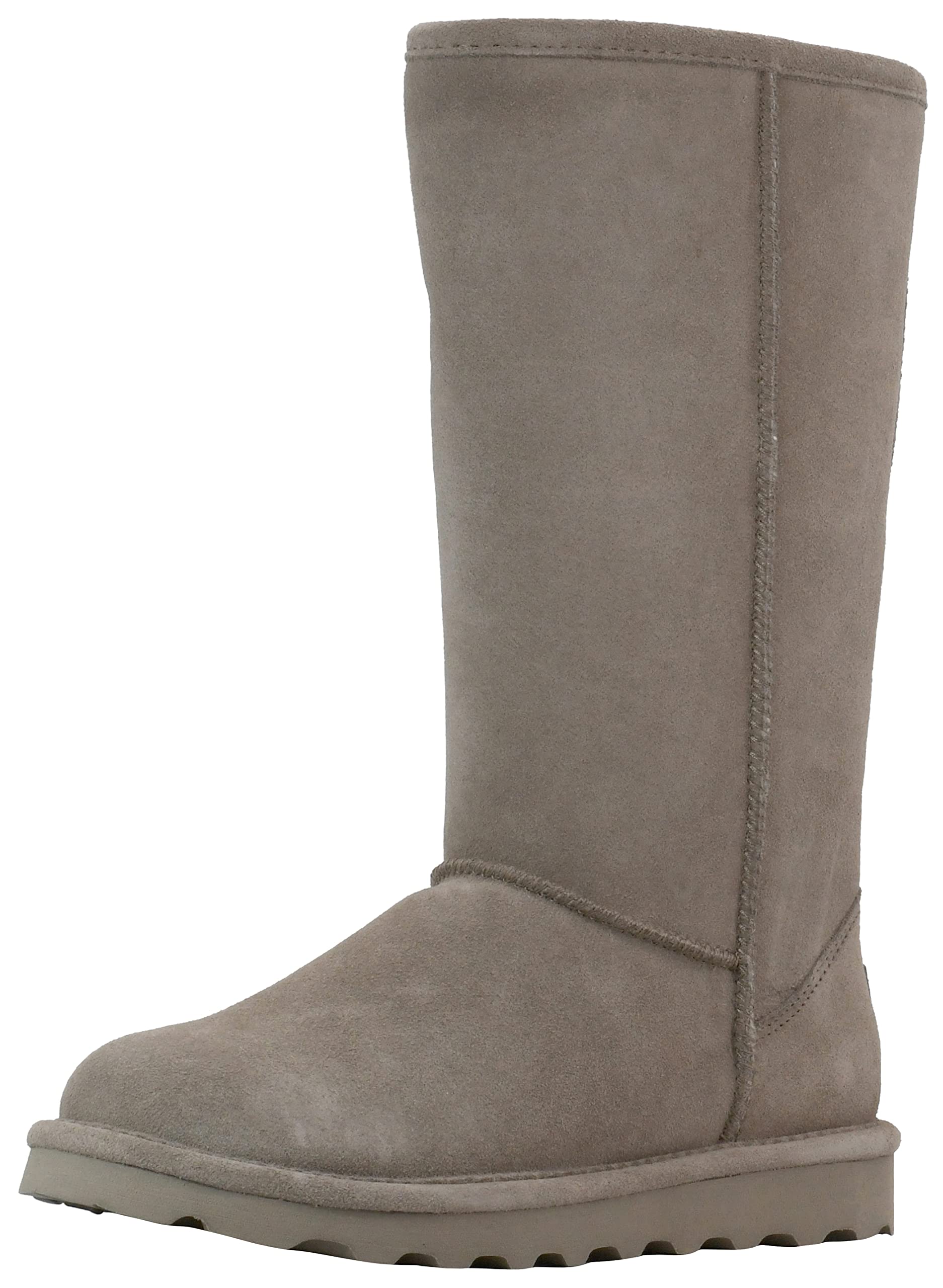 BEARPAW Women's Elle Tall Winter Boots - Classic Suede Slip-On Ankle Boots for Women | Warm & Comfortable Snow Boots in Multiple Colors | Perfect for Casual Outfits, Winter Hiking & Outdoor Activities