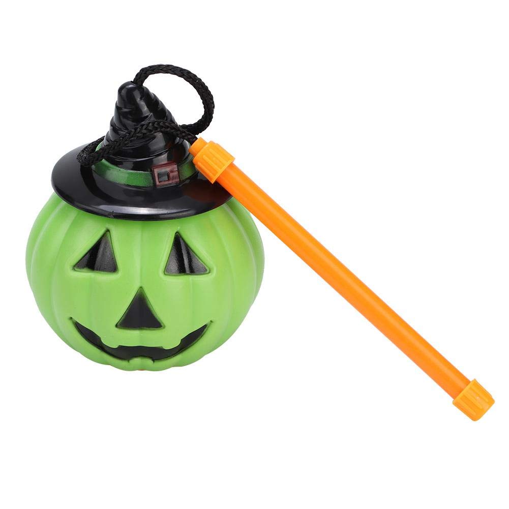 Vbestlife Green Pumpkin LED Light - Portable Halloween Pumpkin Lantern with Voice Control for Home, Party & Bar Decor | Indoor/Outdoor Pumpkin Lamp for Fall Festival, Thanksgiving & Spooky Night Decorations
