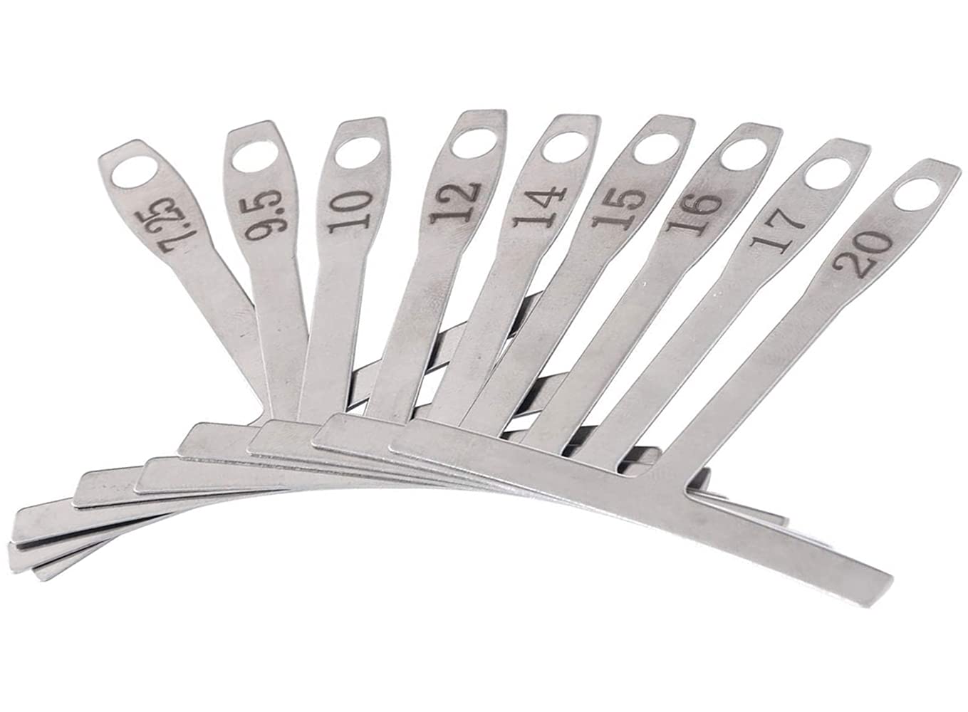 BOBOZHONG 9-Piece Luthier Tool Kit - String Radius Gauge, Precision Radius Ruler & Bridge Saddle Adjustment Tools for Guitar & Bass Setup | Perfect for Guitar Repair, Maintenance & DIY Projects