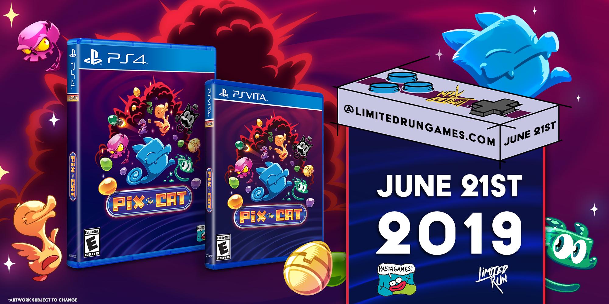 Limited Edition Pix the Cat (Vita) - Rare Collectible PlayStation Vita Game - Perfect for Retro Gaming Enthusiasts & Collectors