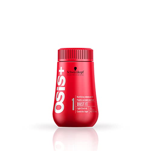 OSiS+ Dust IT Mattifying Powder 0.35 oz - Oil Control & Shine Reduction for All Hair Types - Perfect for Styling, Volume Boost & Everyday Use