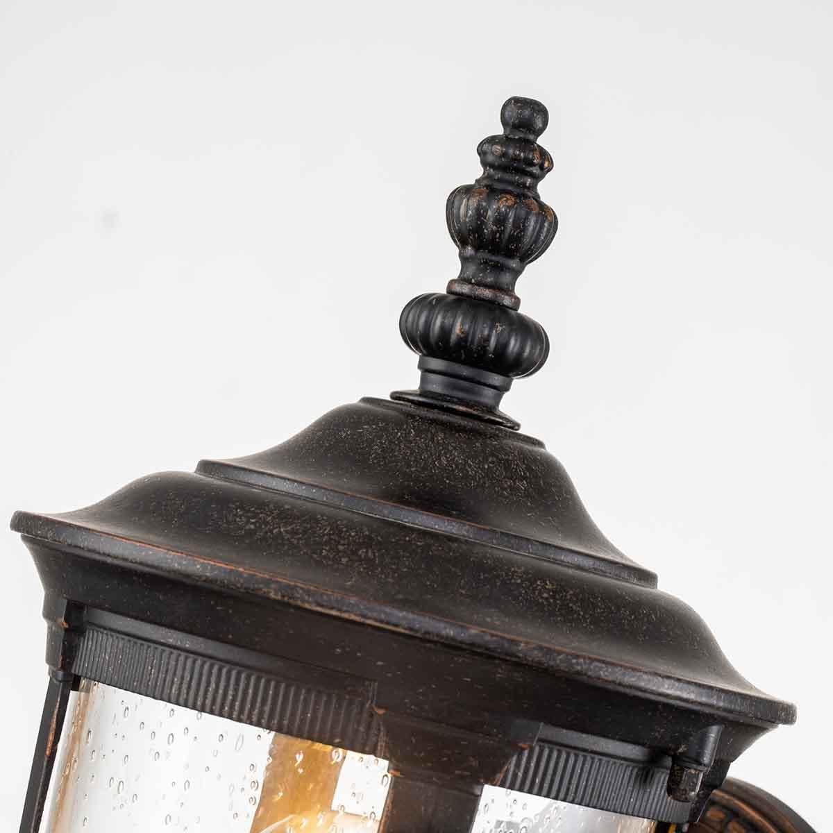 Cleveland 1 Uplight Small Bronze Outdoor Wall Light - Waterproof Exterior Sconce for Patio, Garden, Porch & Entryway Lighting