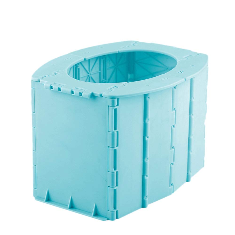 Portable Baby Potty Training Seat - Foldable Travel Toilet for Toddlers & Kids - Lightweight Outdoor Camping Potty for Car, Park & Home Use