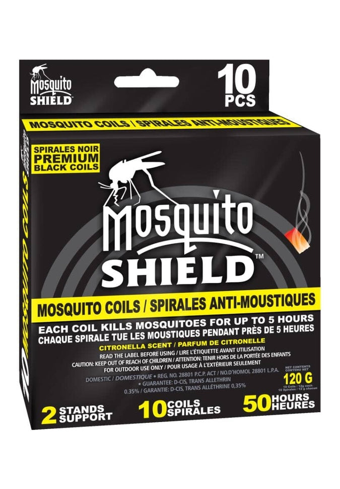 Mosquito Shield: Natural Mosquito Repellent Coils for Outdoor Protection | Patio, Camping & Backyard Use