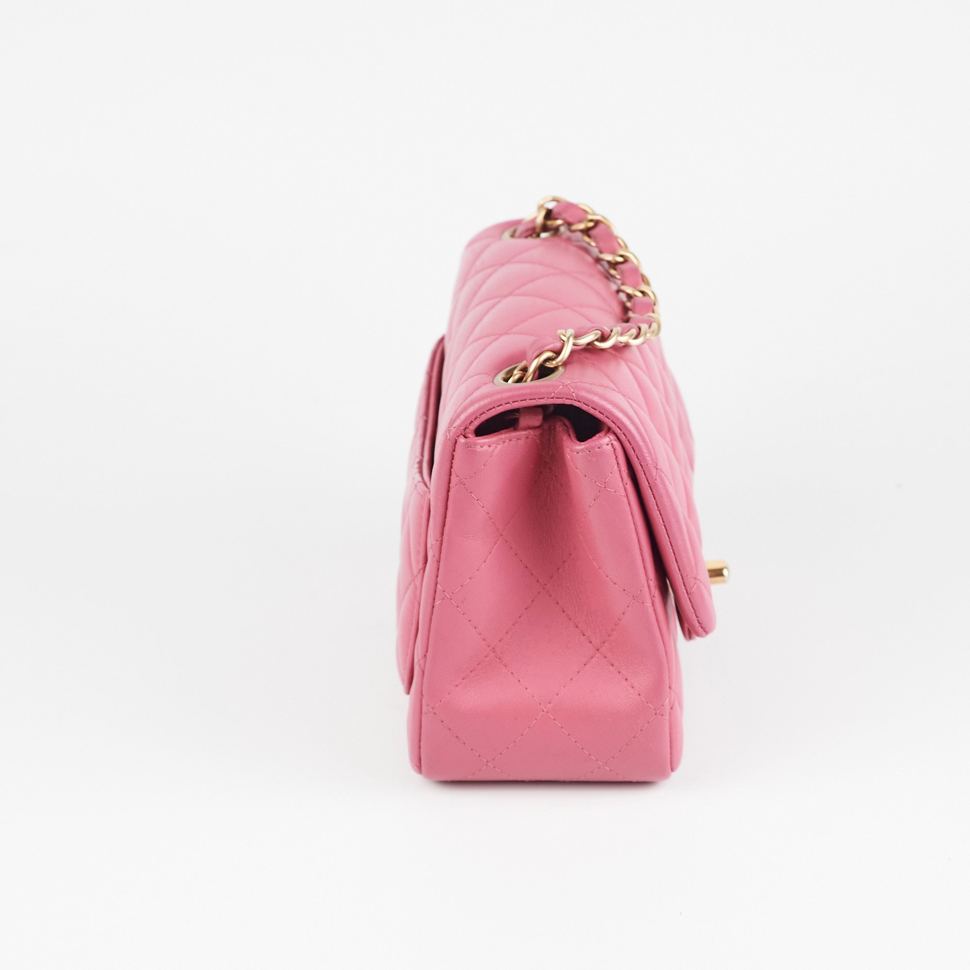 Chanel Square Mini Flap Bag in Soft Lambskin Leather - Light Pink | Luxury Crossbody Purse for Women | Perfect for Parties, Dates & Everyday Elegance
