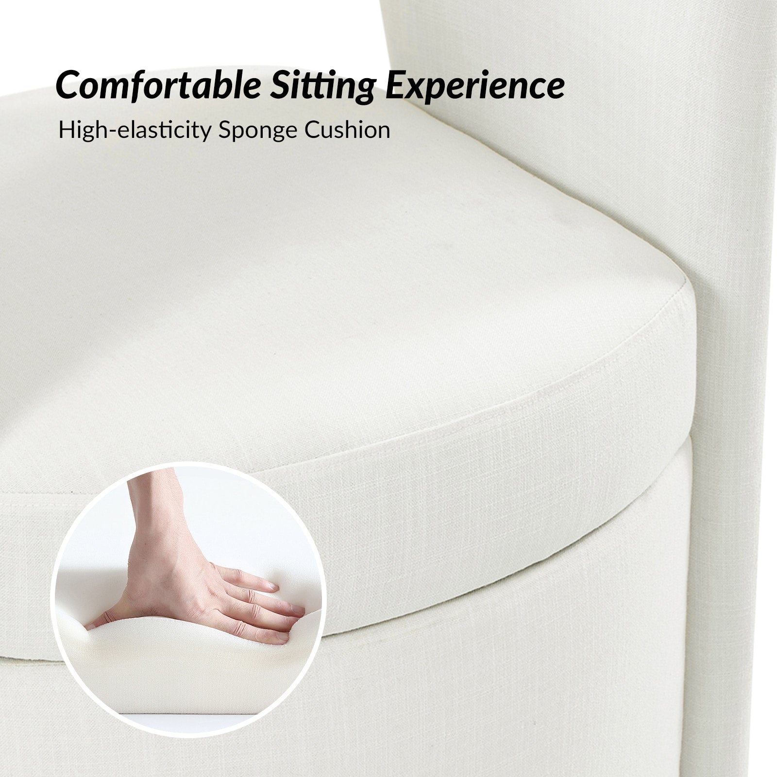 Modern Dining Chair with Storage - Wright Versatile Design for Kitchen, Dining Room & Office - Space-Saving & Stylish Seating Solution