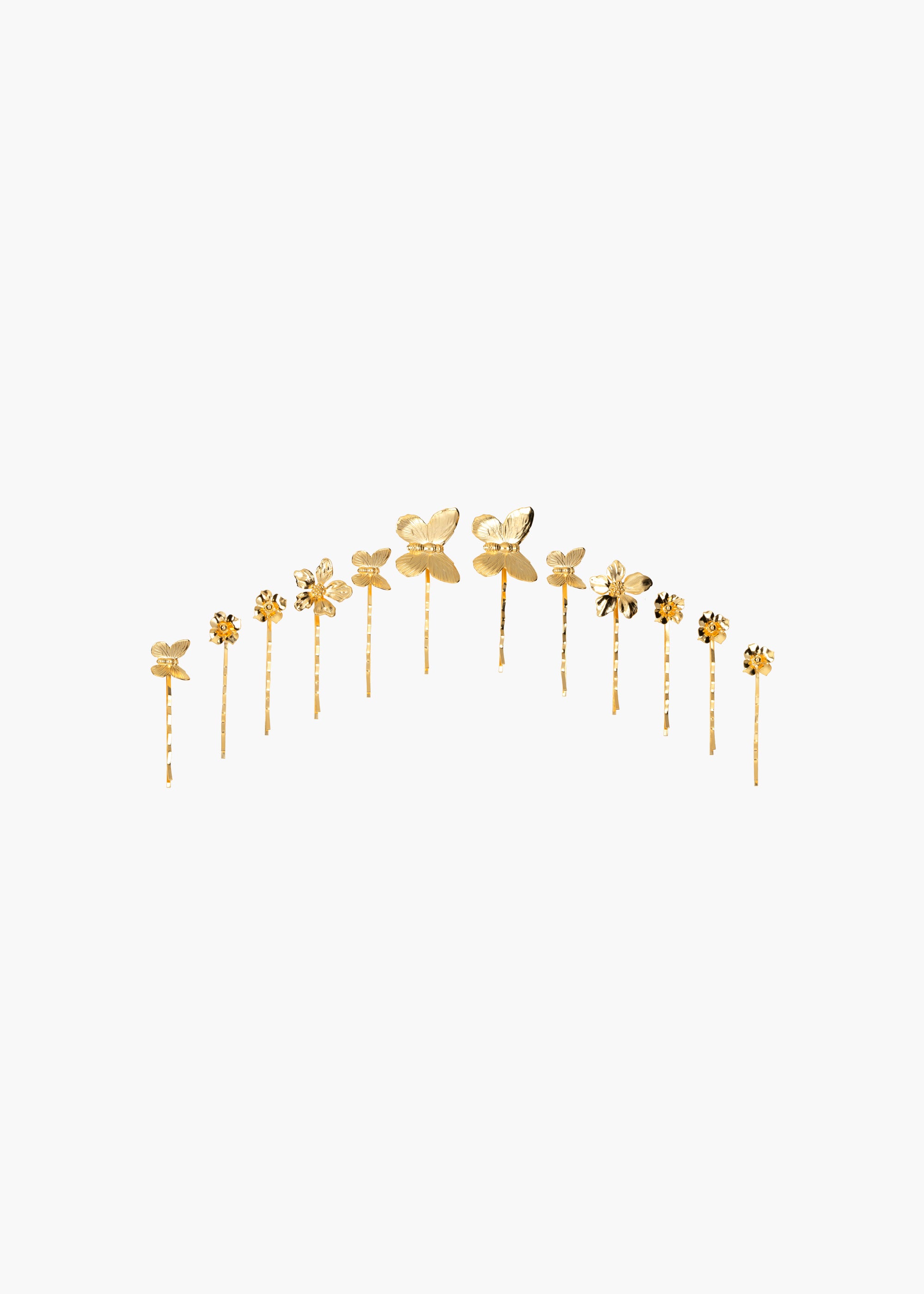Farasha Bobby Pin Set - 24K Gold Hair Clips for Women, Secure Hold for All Hair Types - Perfect for Weddings, Parties & Everyday Styling