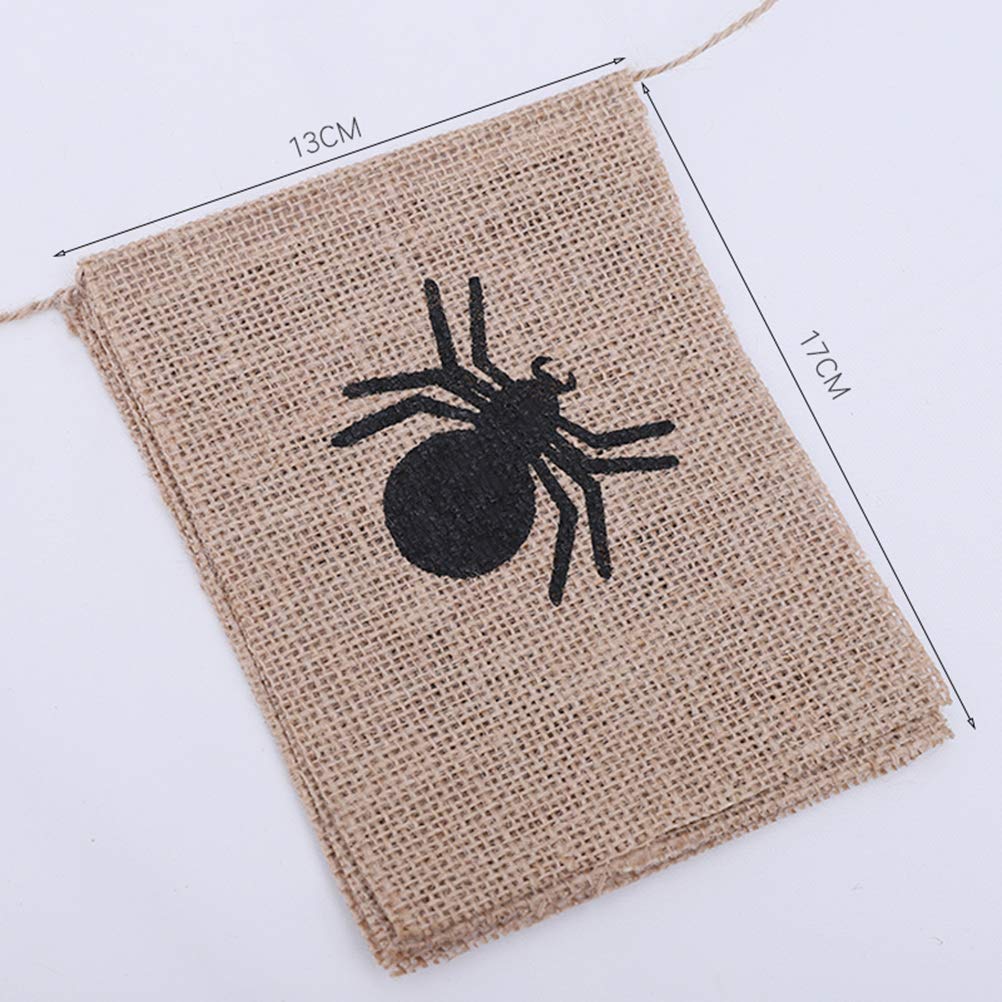 BESPORTBLE Halloween Party Decorations - Outdoor Hanging Banners, Wreaths & Swallowtail Flags for Spooky Home & Yard Decor | Perfect for Halloween Parties, Trick or Treating & Seasonal Festivities