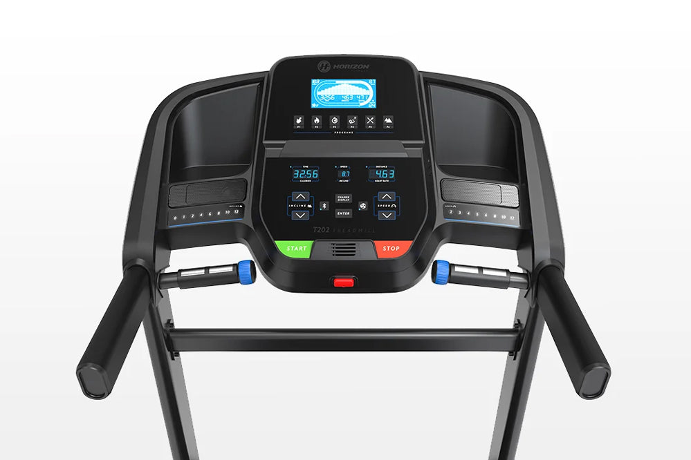 Horizon T202 Folding Treadmill - Compact Home Exercise Equipment for Running & Walking | Perfect for Small Spaces & Home Gym Workouts