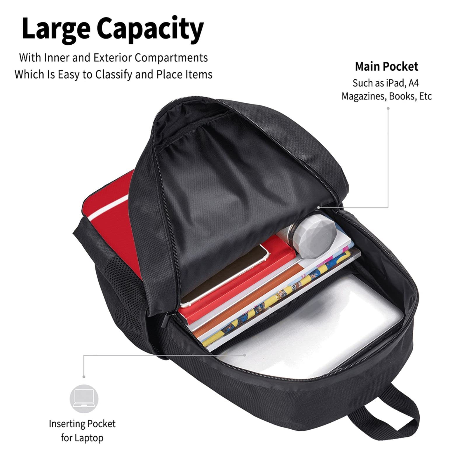 ANTKING Cincinnati Backpack - Durable Travel Bag for Men & Women | Perfect for Hiking, Commuting & Business Trips | Water-Resistant Laptop Backpack Gift
