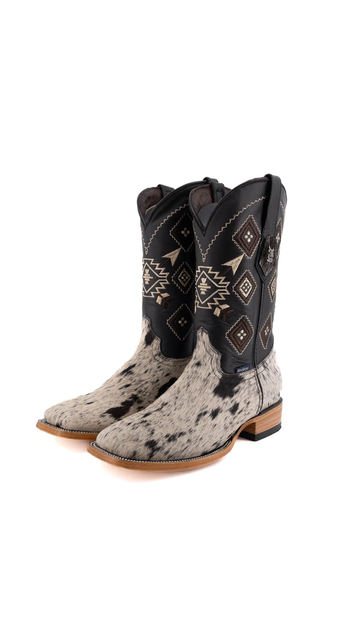 Men's Size 7 Genuine Cowhide Leather Boots - Durable & Comfortable Western Boots for Riding, Work & Casual Wear