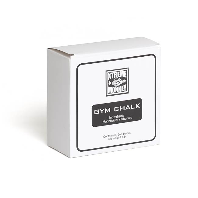 Premium Pure Grade Gym Chalk - 1 lb Box for Weightlifting, Rock Climbing & Gymnastics | Non-Slip Grip Enhancer for Workouts & Training
