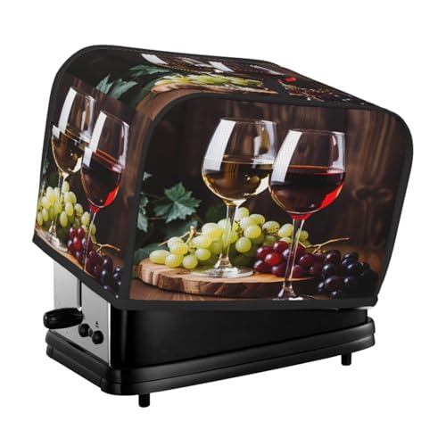 Red Wine Glass Grapes