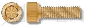 100pcs 1/4-20 x 3/4 Inch MS16997 Military Grade Socket Head Cap Screws - Cadmium Yellow DFAR Compliant - Perfect for Machinery, Automotive, and Industrial Applications