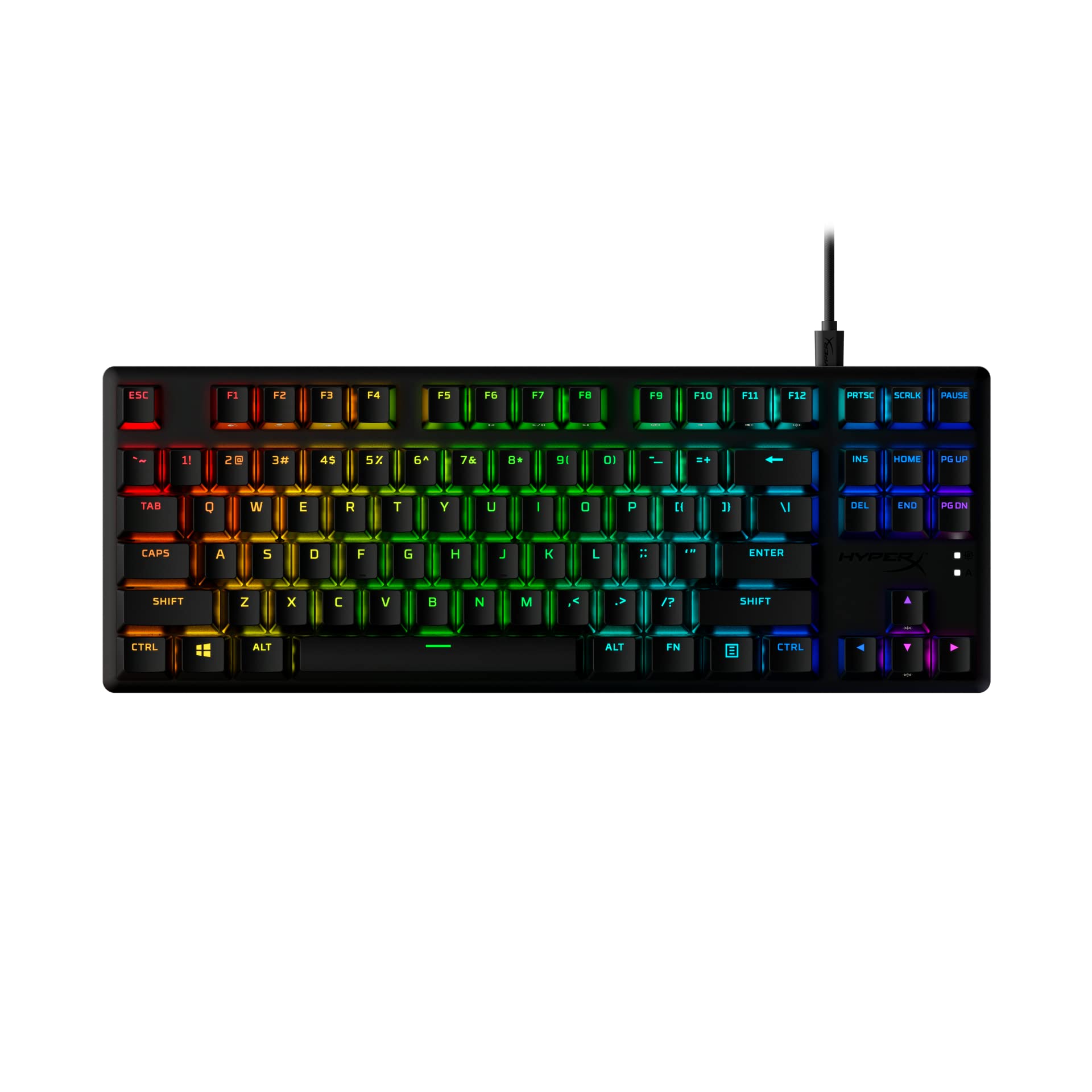 HyperX Alloy Origins Core PBT Mechanical Gaming Keyboard - RGB, Compact & Durable for Esports & Office