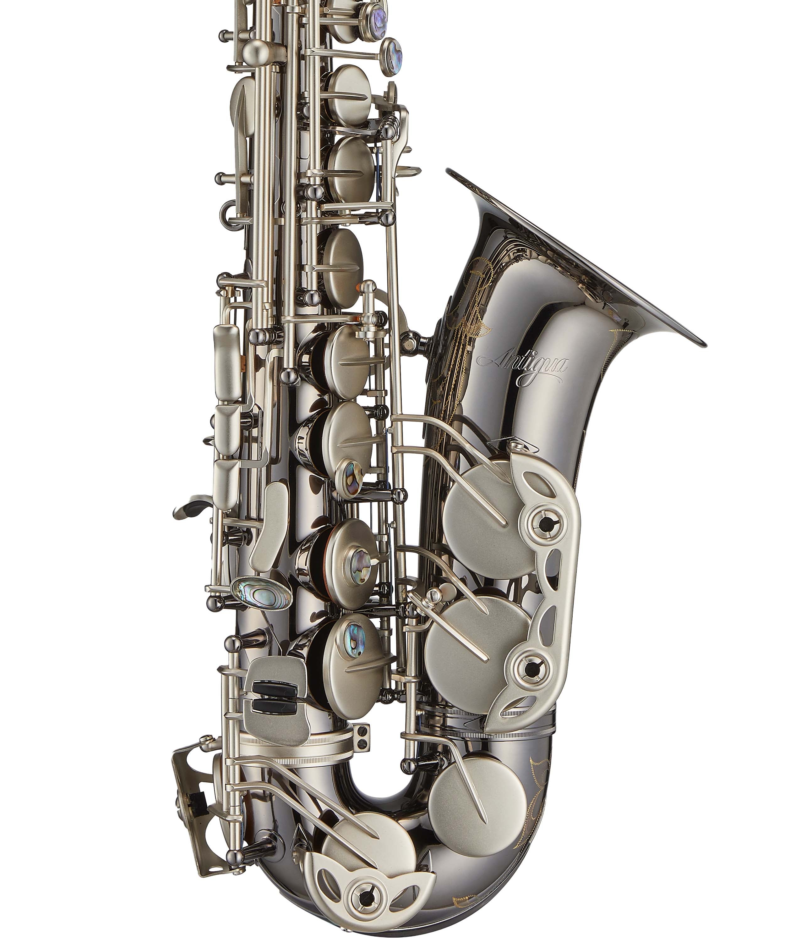 Antigua Winds AS4248BC PowerBell Professional Alto Saxophone - High-Quality Brass Instrument for Jazz, Band & Solo Performances | Perfect for Students & Professionals | Knight Rider Inspired Design