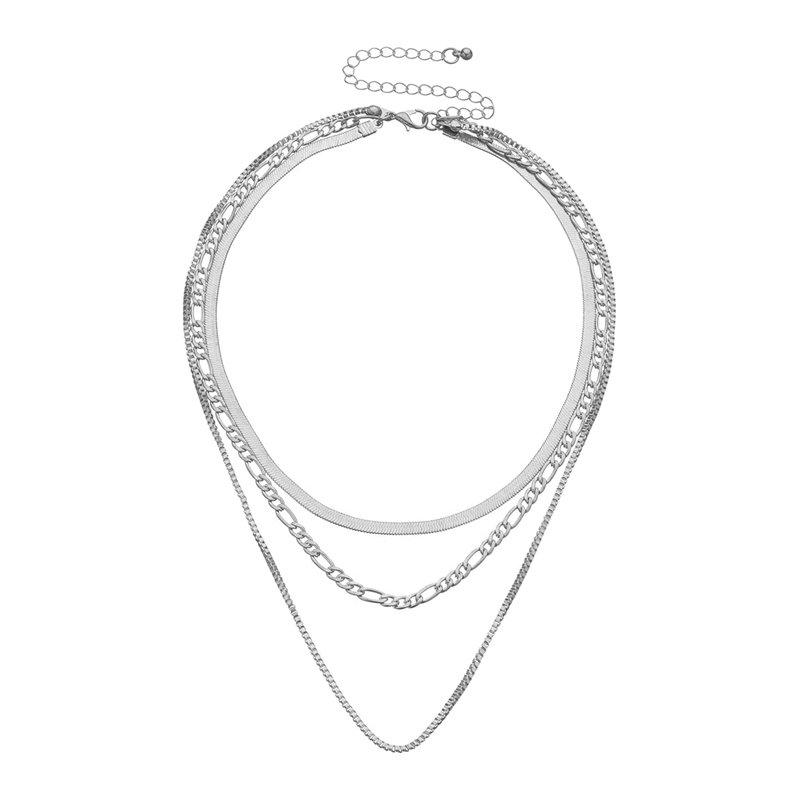 Trendy Women's Choker Necklace - Hip Hop Punk Style Bohemian Beaded Necklace for Casual Wear & Party Outfits (White)