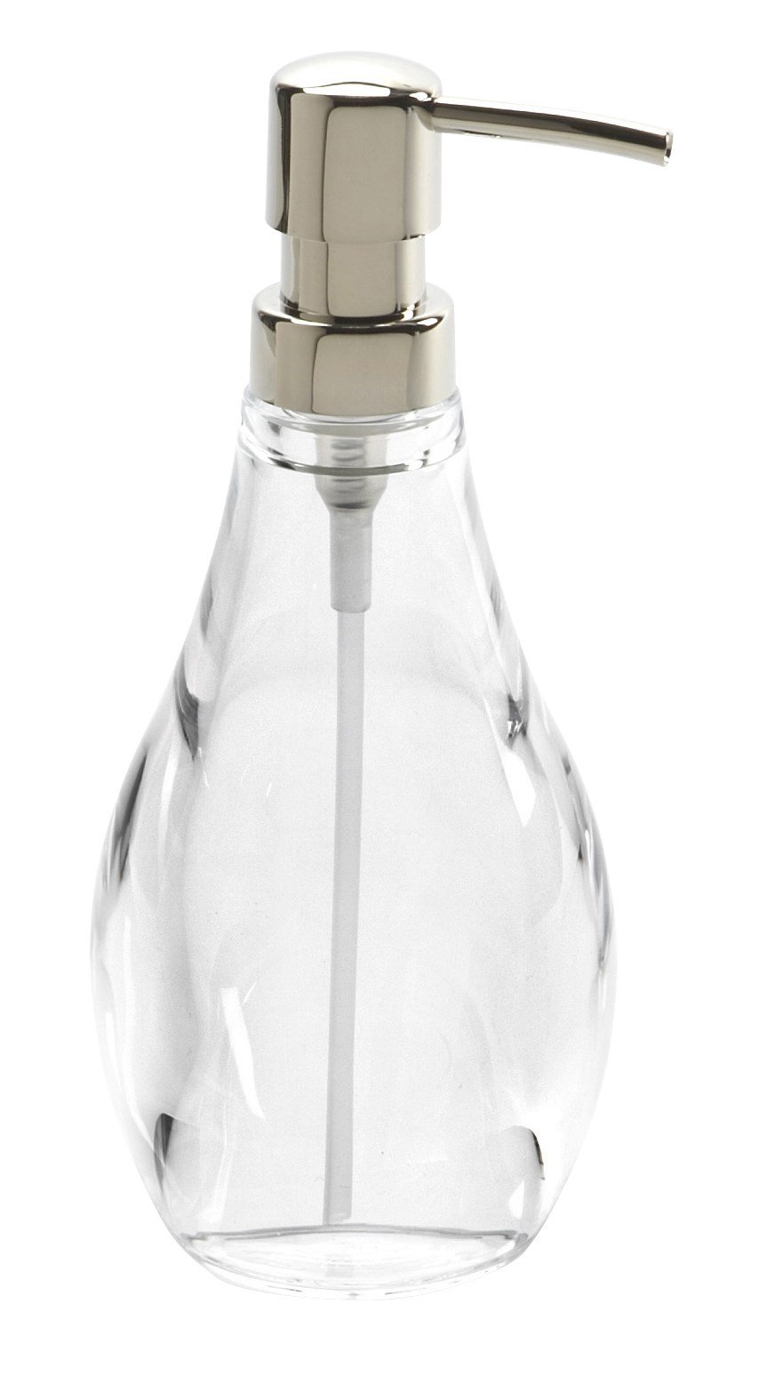 Clear Lotion and Soap Dispenser for Bathroom & Kitchen - Touchless Automatic Liquid Soap Pump for Hand Sanitizer, Dish Soap, and Shampoo - Perfect for Home, Office, and Commercial Use