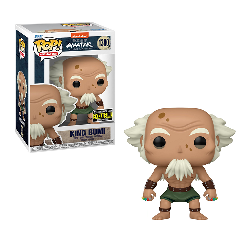 Funko Pop! AVATAR The Last Airbender King Bumi #1380 Collectible Vinyl Figure - Entertainment Earth Exclusive - Perfect for Anime Fans & Collectors - Display in Home, Office, or Gaming Room
