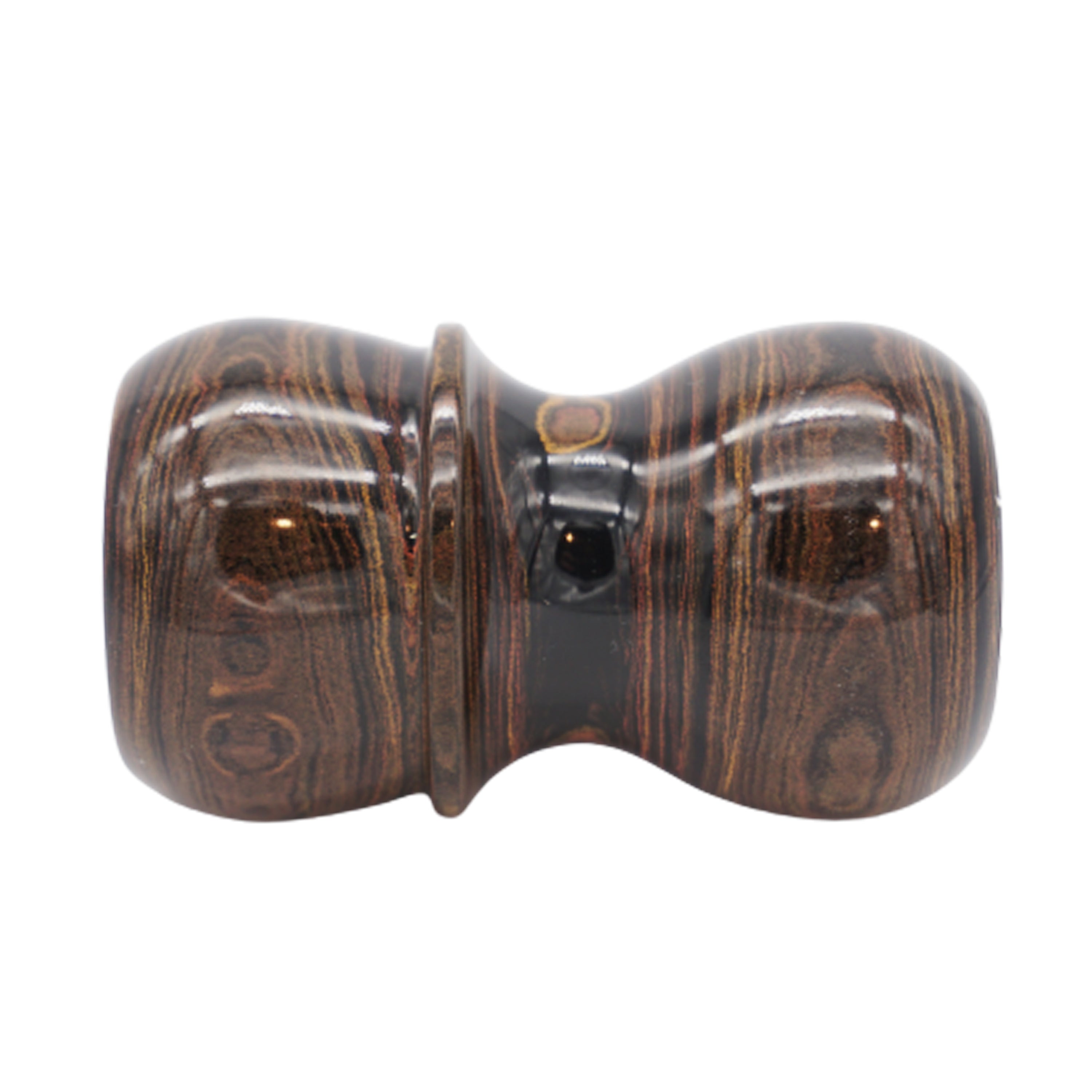Premium Handmade Honey Ebonite Shaving Brush Handle - Compatible with 24mm & 26mm Knots - Perfect for Wet Shaving & Grooming Gifts