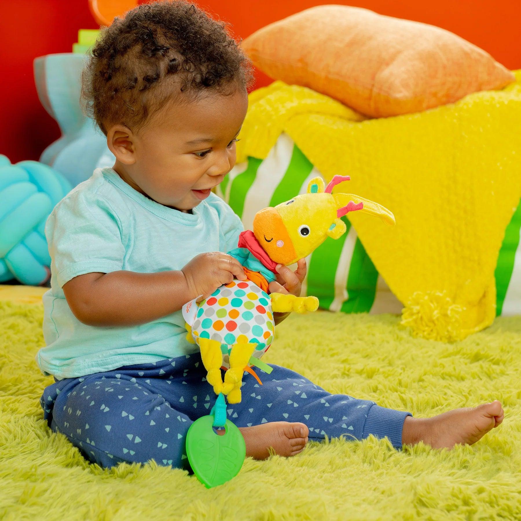 Bright Starts Pull, Play & Boogie™ Musical Activity Toy Giraffe - Interactive Baby Toy for Crawling & Learning - Perfect for Playtime, Nursery & Early Development