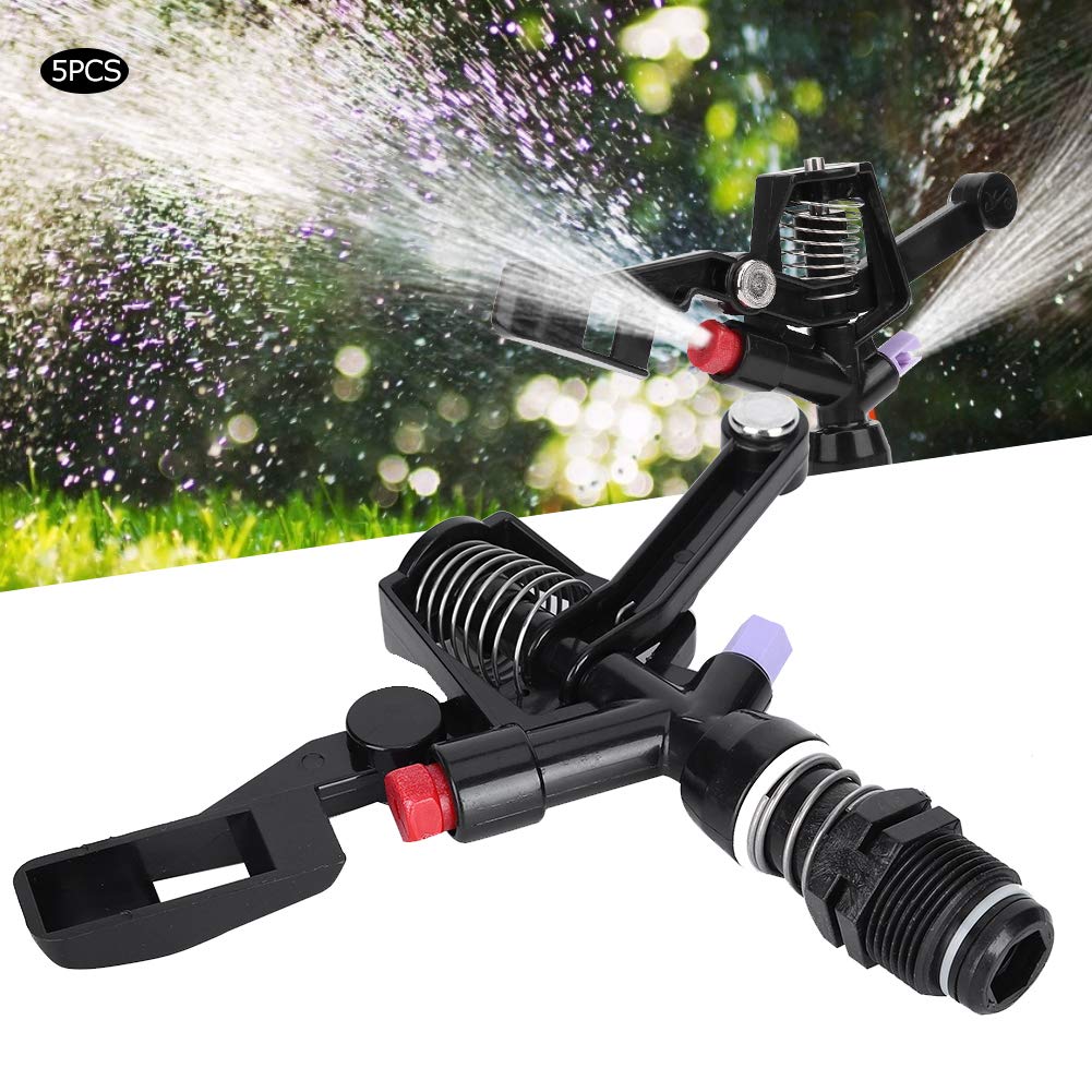Rotating Irrigation Nozzle - Adjustable Water Sprinkler for Garden, Lawn, Farmland, and Forest Seedlings | Perfect for Wheat Fields, Tea Gardens & Agricultural Watering Systems