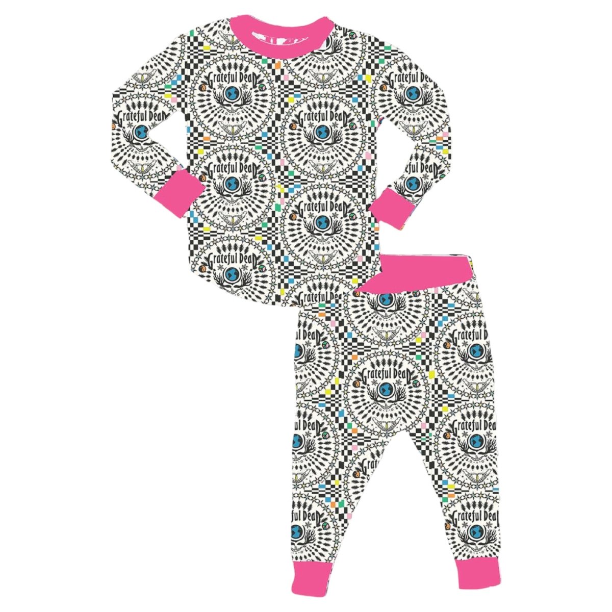 Grateful Dead Long Sleeve Bamboo Pajamas for Women & Men - Soft & Comfortable Sleepwear for Lounge, Bedtime & Relaxation