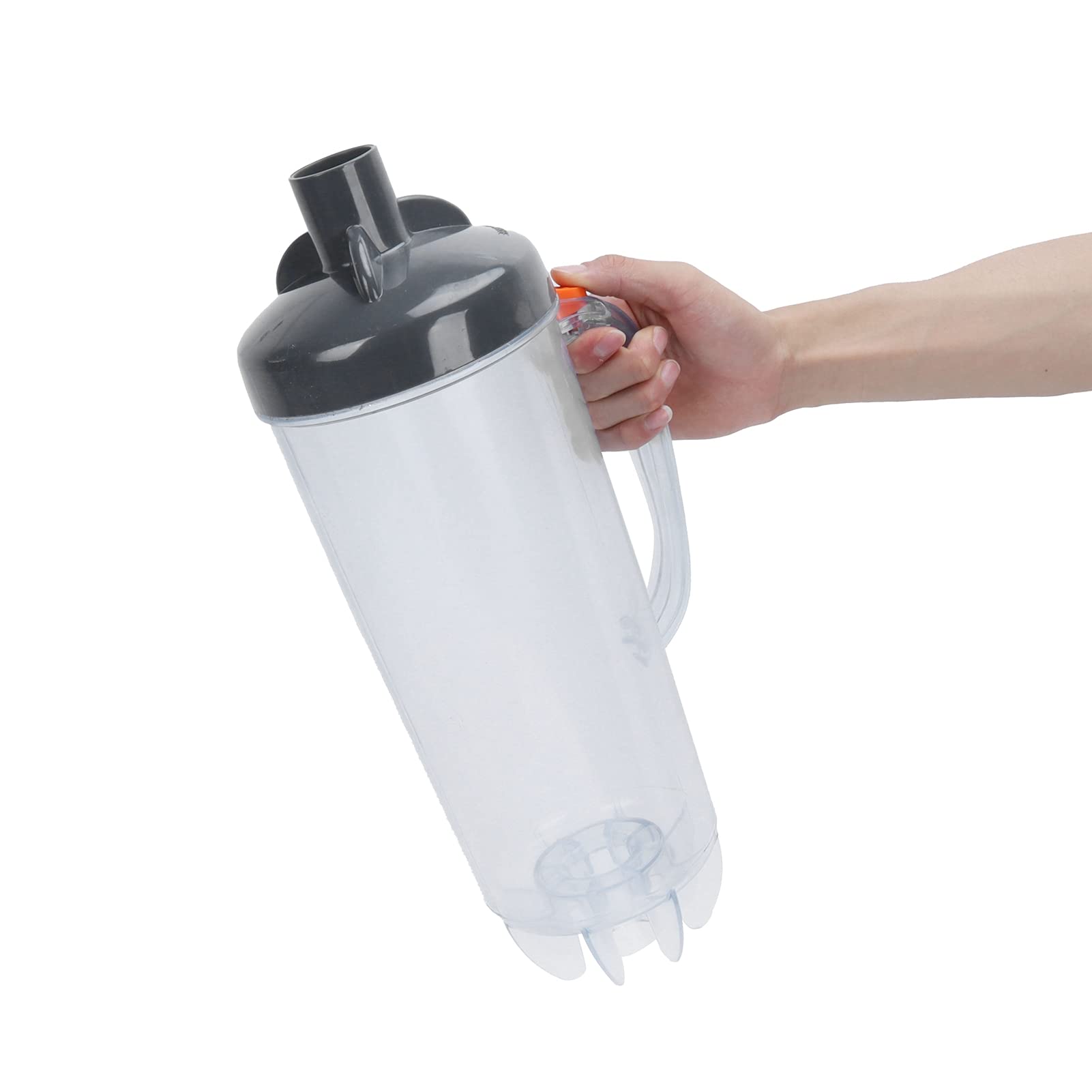 Wosune Pool Leaf Canister - Transparent Swimming Pool Cleaner with Filter Basket | Home Pool Maintenance & Debris Removal for Inground & Above Ground Pools