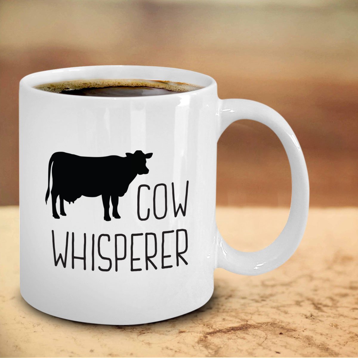 Cow Whisperer Coffee Mug - Funny Cow Themed Gift for Cow Lovers & Dairy Farmers - Perfect for Farmhouse Kitchens, Ranch Decor & Cow Enthusiast Collections