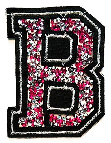 Pink Crystal Letter B