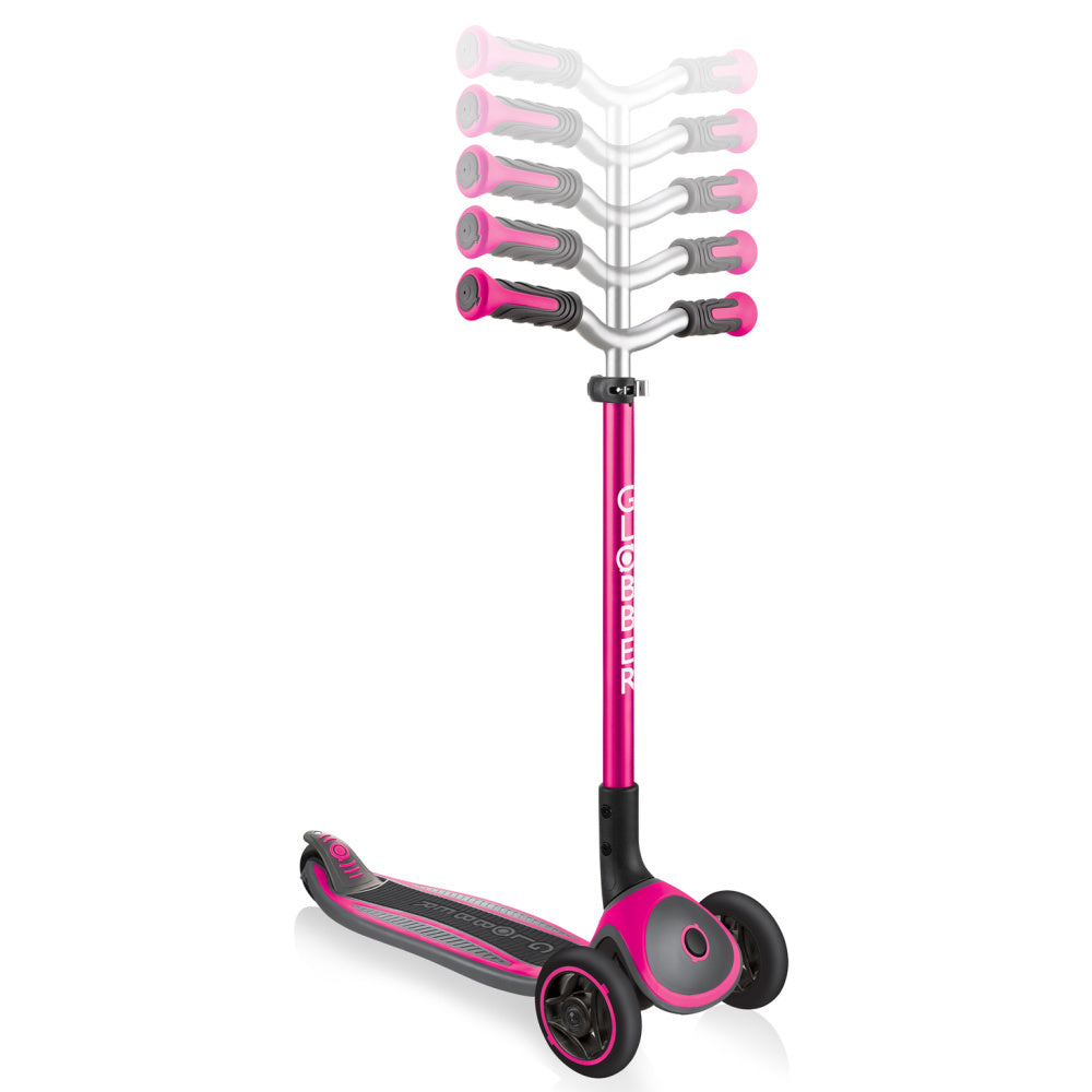 Globber Master Scooter - Premium 3-Wheel Kick Scooter for Kids & Adults - Lightweight, Durable & Adjustable Height - Perfect for Commuting, Outdoor Fun & Neighborhood Rides