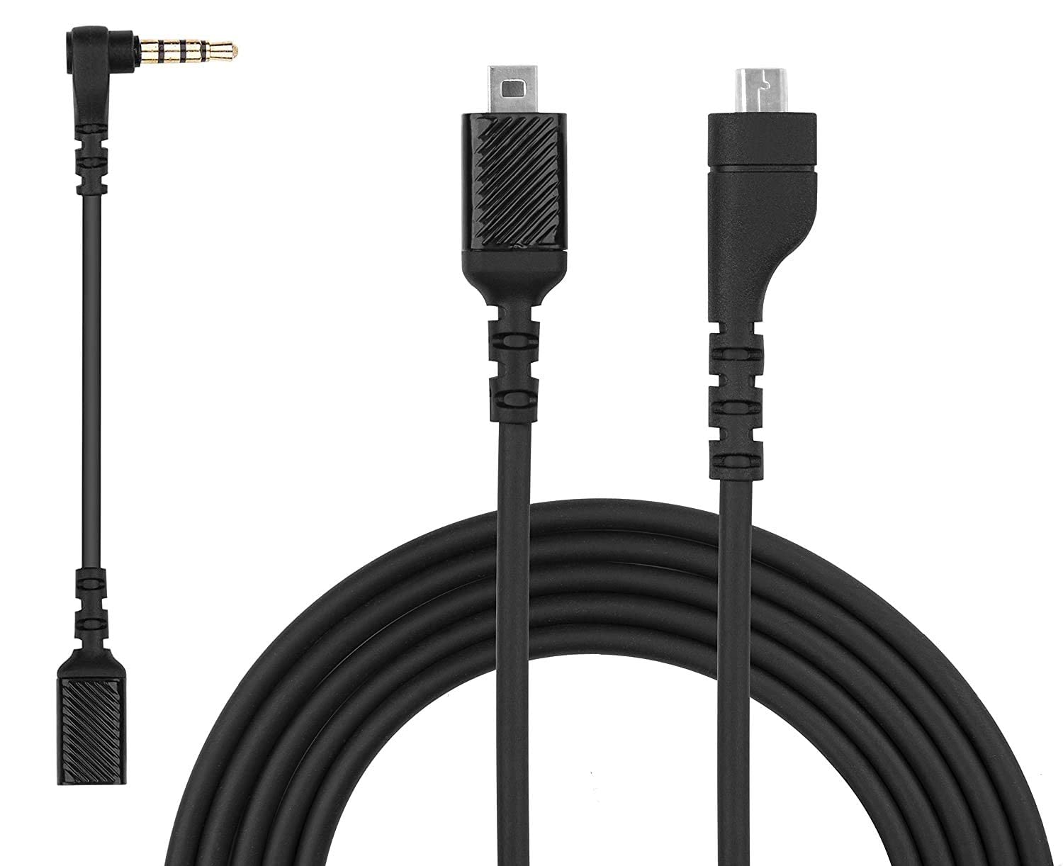 LecLooc Replacement Audio Cable for SteelSeries Arctis 3/5/7/Pro Wireless Gaming Headsets - Compatible with Sound Card ChatMix - Durable Headset Cord for PC, PS4, Xbox Gaming & Streaming