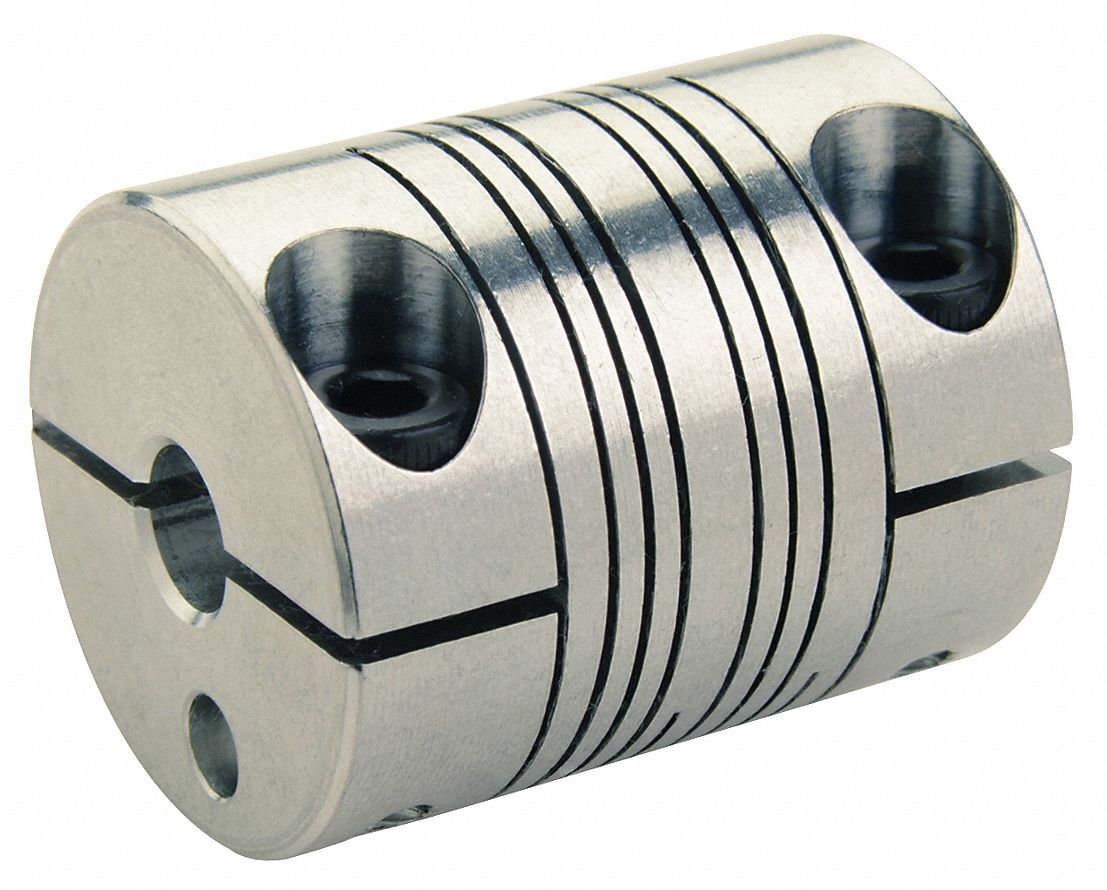 RULAND MANUFACTURING Motion Control Coupling - 1 Piece Clamp, 10mm x 10mm Bore Diameter, 30 in-lb Rated Torque - Perfect for CNC Machines, Robotics, and Industrial Automation Equipment