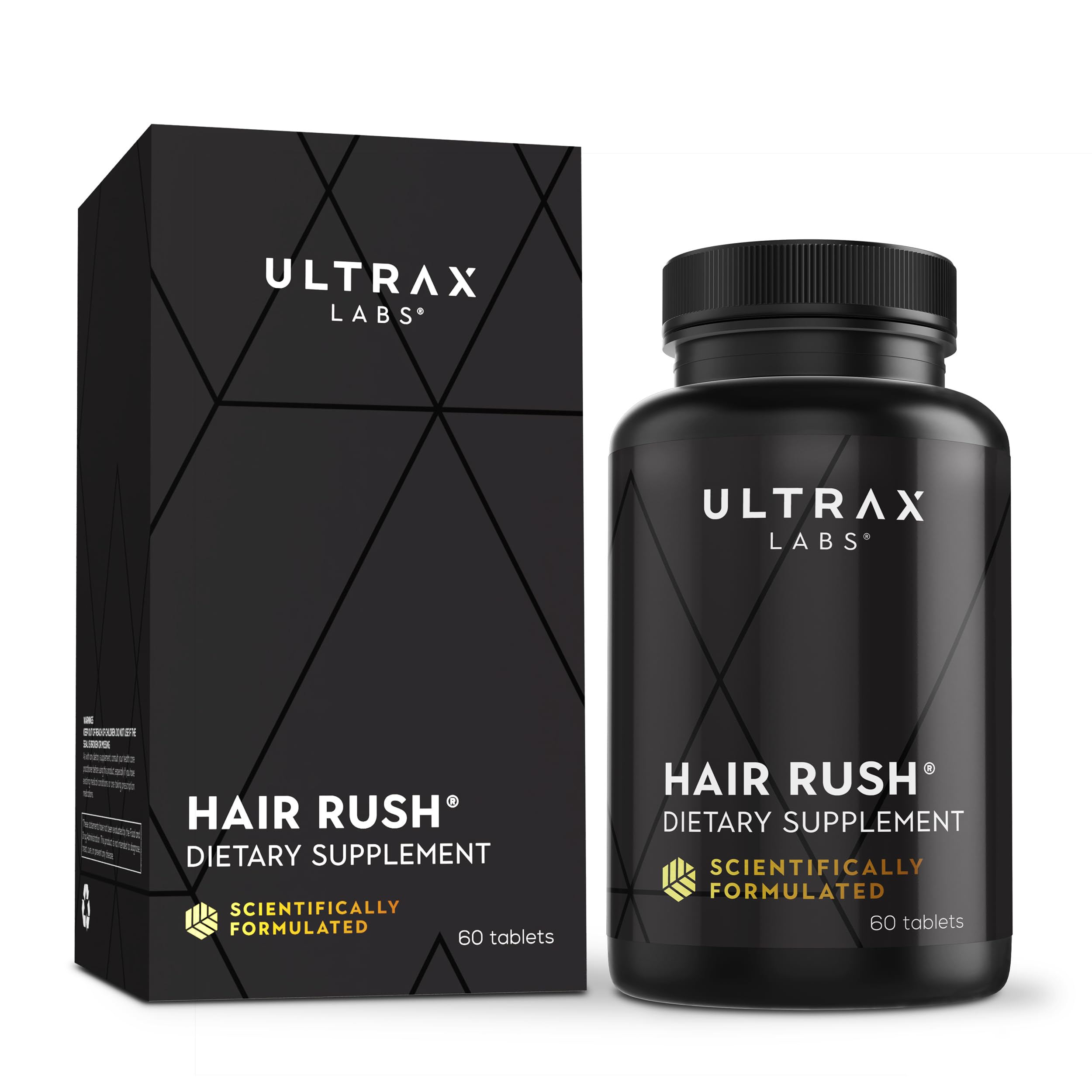 Hair Growth Vitamins with Solubilized Keratin - 23 Essential Nutrients for Thicker, Stronger Hair - Clinically Proven Supplement - 1 Month Supply - Perfect for Thinning Hair & Daily Hair Care Routine