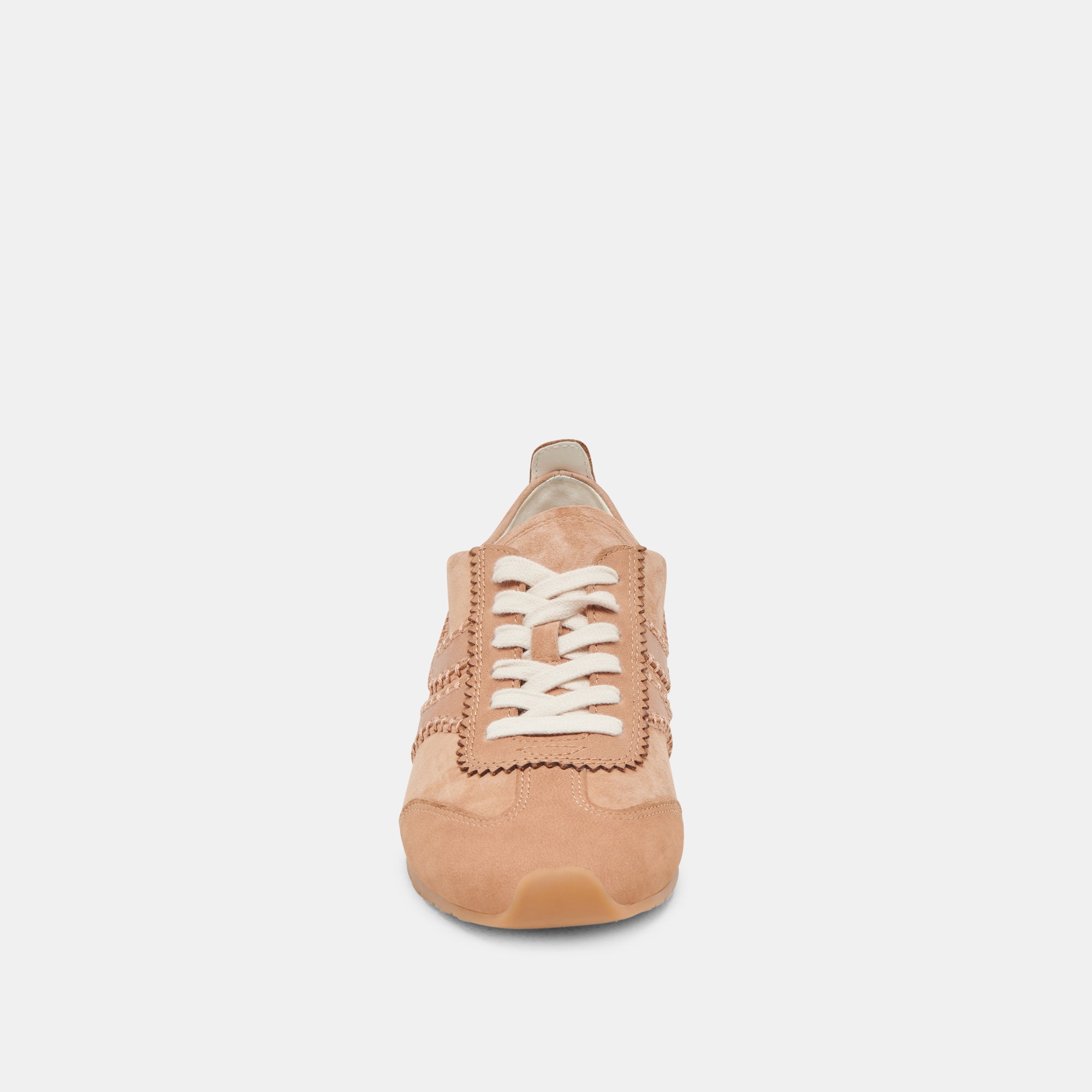 DELANY Sneakers for Women - Comfortable Toffee Nubuck Casual Shoes for Walking, Running & Everyday Wear | Fashionable & Lightweight Footwear for Work, Travel & Outdoor Activities