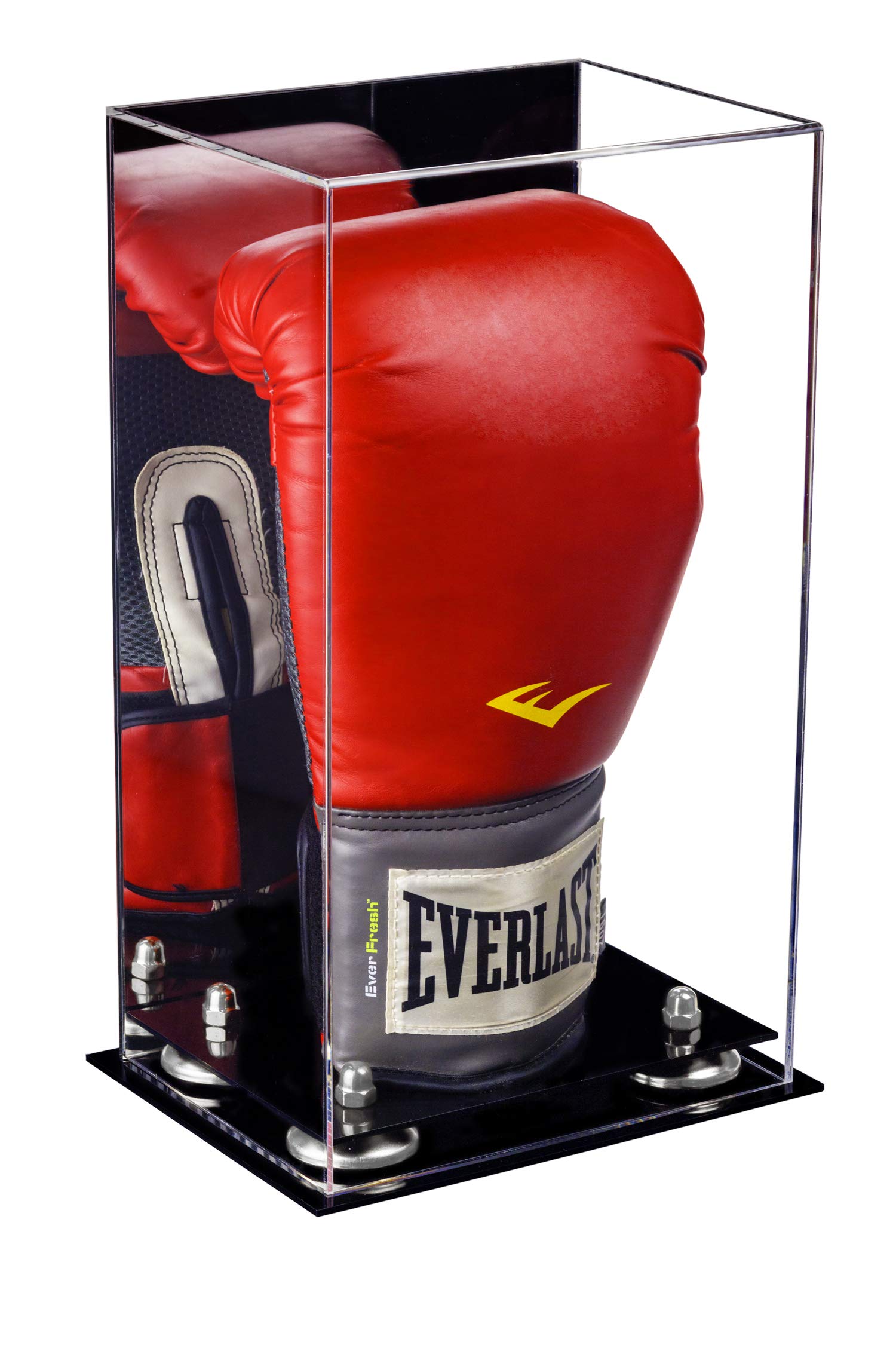 Premium Acrylic Boxing Glove Display Case - Clear Full-Size Showcase for Collectibles & Memorabilia - Perfect for Sports Bars, Man Caves & Trophy Displays