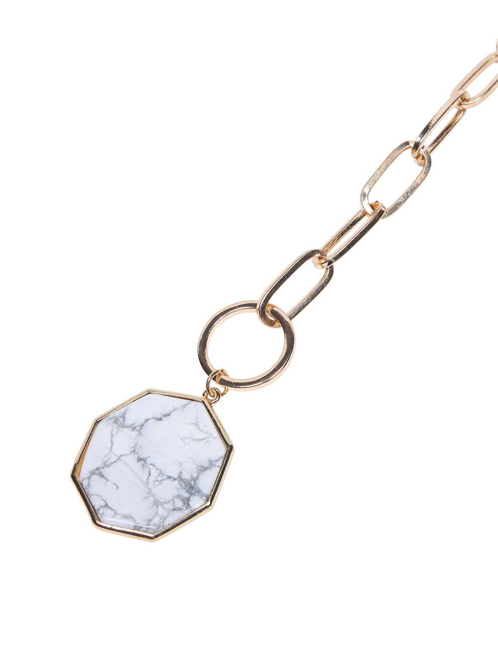 Elegant Marble Pendant Necklace for Women - Handcrafted Stone Jewelry Gift for Her - Perfect for Weddings, Parties & Everyday Wear