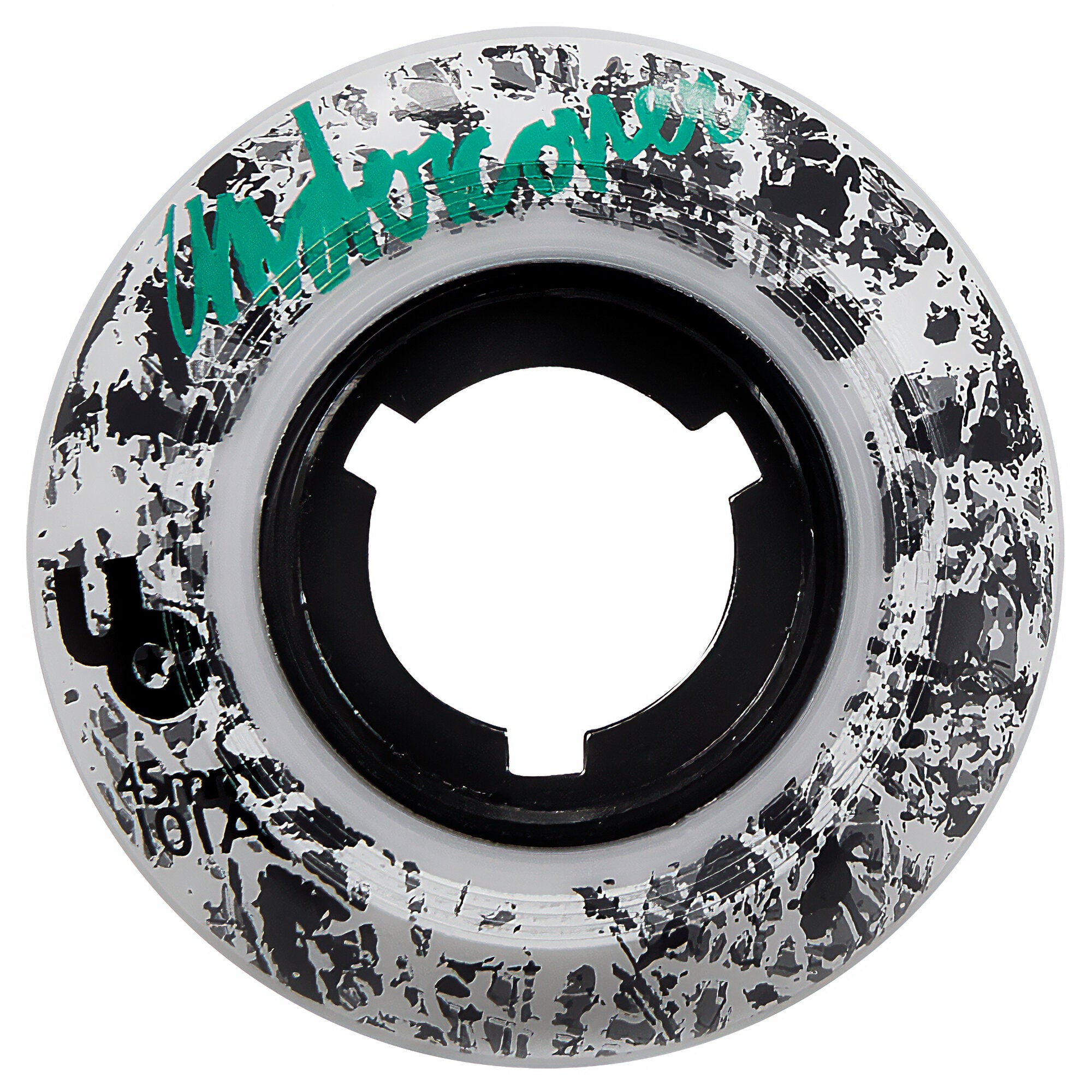 Antirocker 45 White Wheels - 4 Pack Set for Aggressive Inline Skating & Rollerblading | Perfect for Skate Parks, Street Skating & Stunt Performances